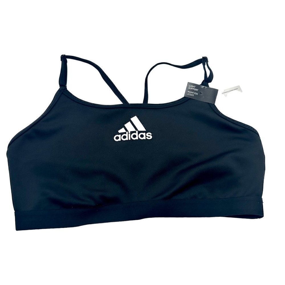 NEW adidas Aeroreact Training Light-Support Padded Sports Bra by adidas SIZE M D